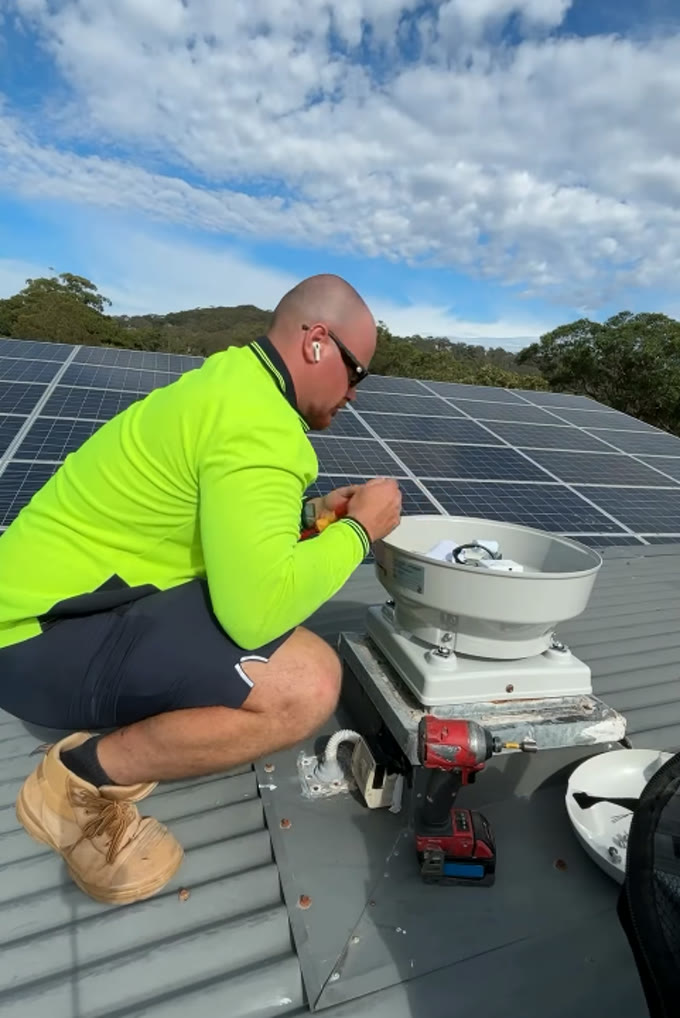 Rooftop solar and electrical work
